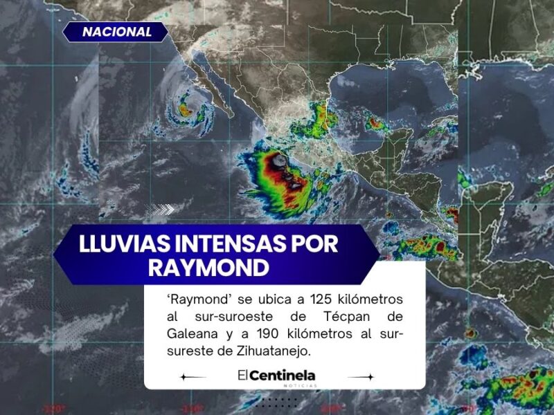 Se forma tormenta ‘Raymond’: ¿Qué estados afectará y cuál es su trayectoria?