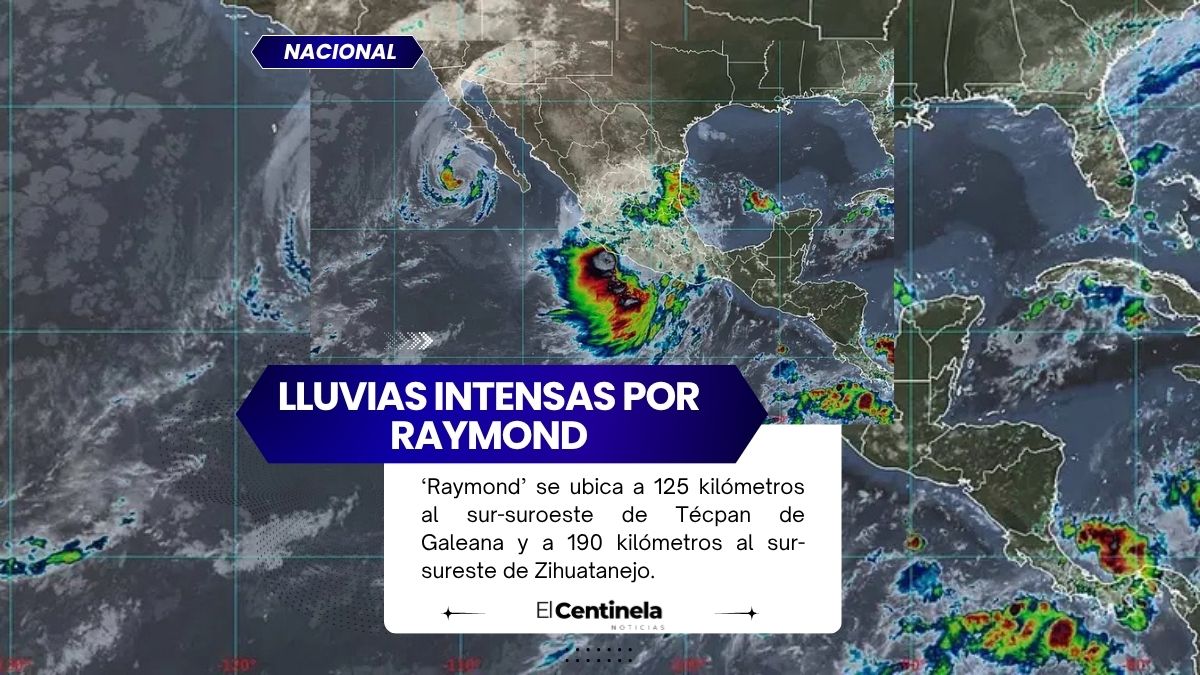 Se forma tormenta ‘Raymond’: ¿Qué estados afectará y cuál es su trayectoria?