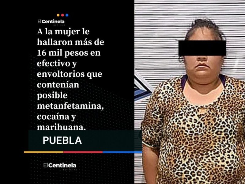 Capturan a Gema, presunta extorsionadora y narcomenudista que atemorizaba a locatarios del Mercado Morelos