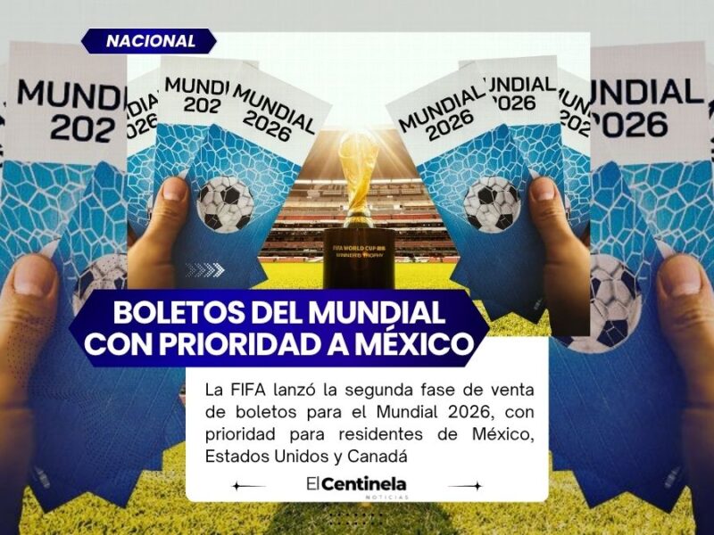 FIFA abre nueva fase de boletos para el Mundial 2026 con prioridad para México, Estados Unidos y Canadá