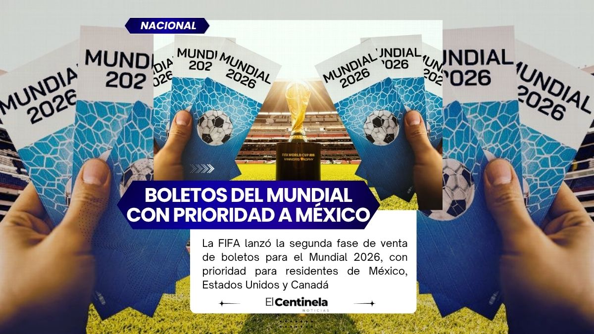 FIFA abre nueva fase de boletos para el Mundial 2026 con prioridad para México, Estados Unidos y Canadá