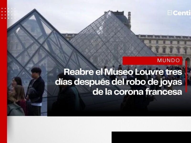 Reabre el Museo Louvre tres días después del robo de joyas de la corona francesa