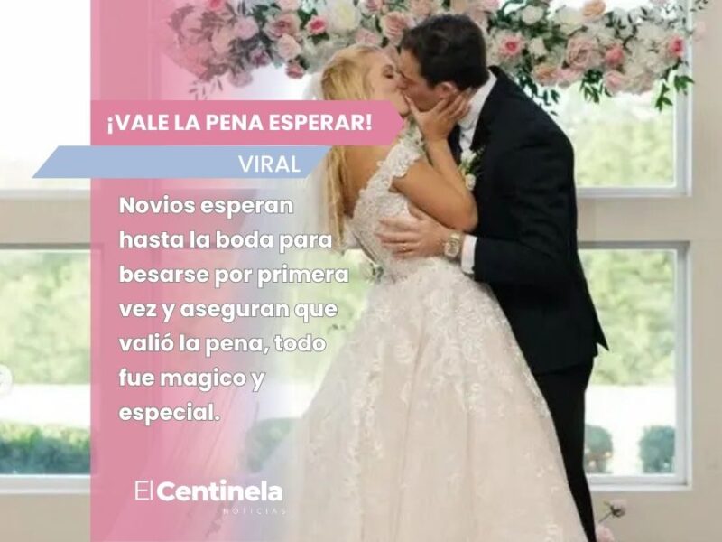 Novios esperan hasta la boda para besarse por primera vez y aseguran que valió la pena