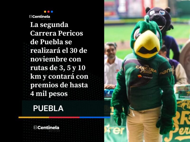 ¿Listo para correr? Pericos de Puebla anuncian su segunda carrera este 30 de noviembre