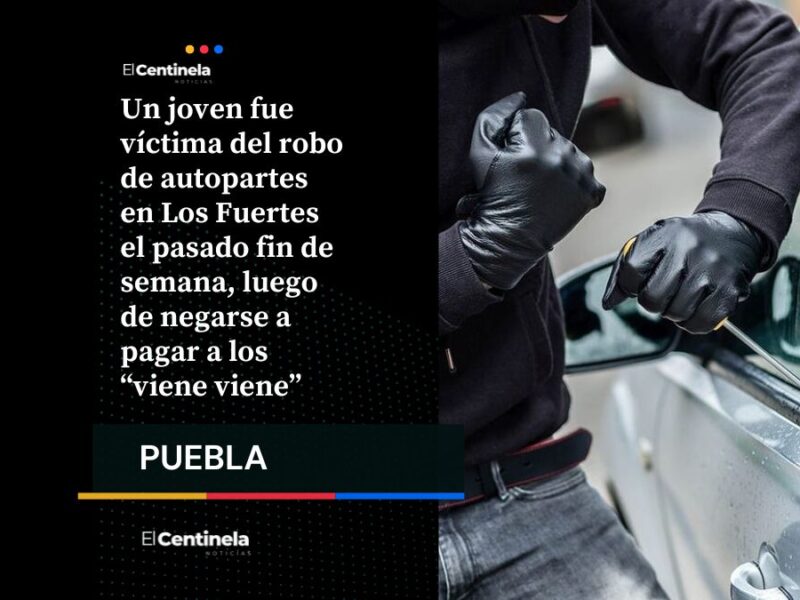 Joven se niega a pagar a “viene viene” y le desvalijan el auto en Los Fuertes