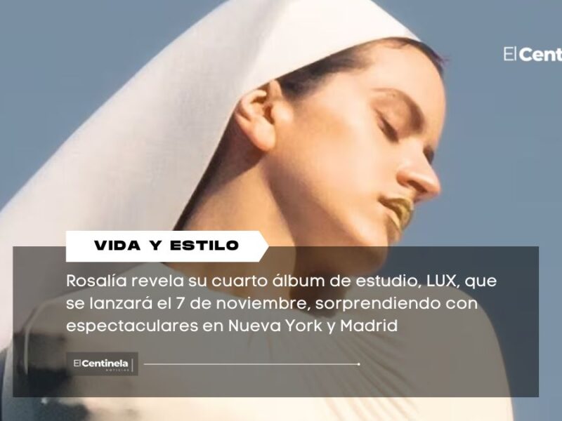 Rosalía anuncia su regreso con nuevo álbum “LUX” tras tres años de espera