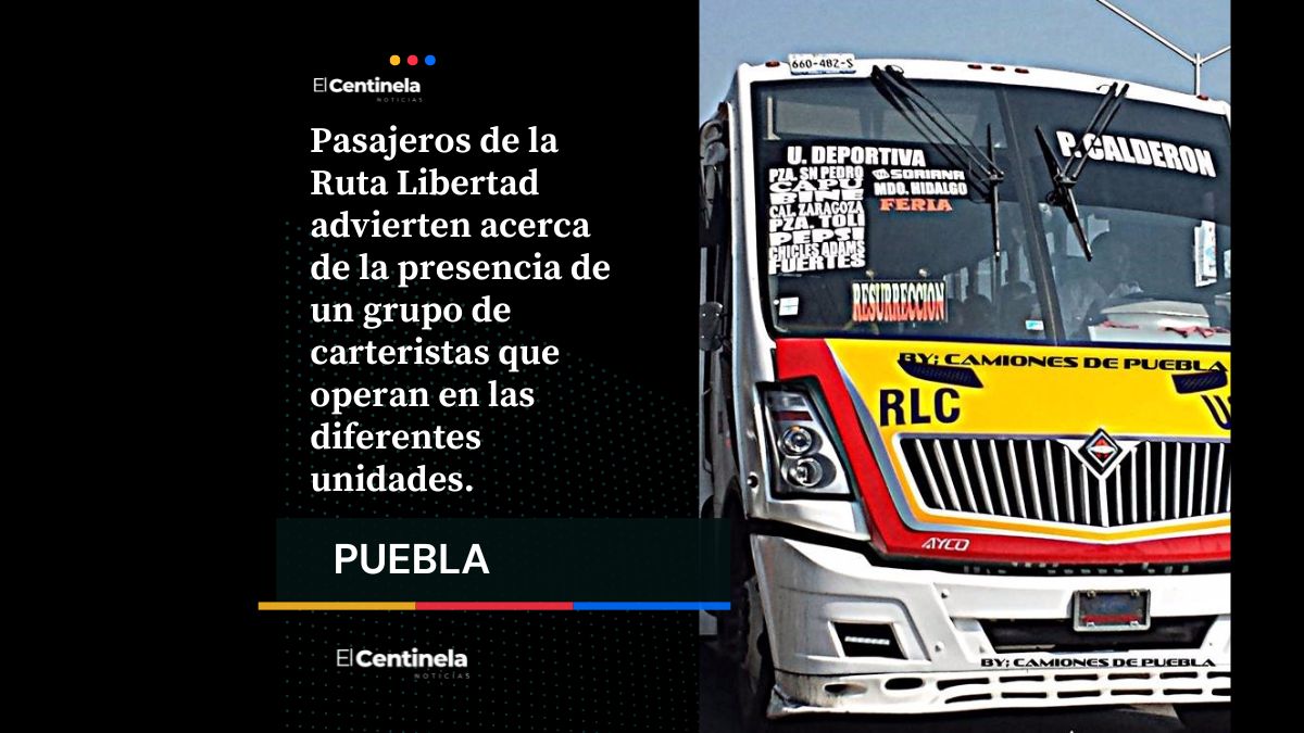 Así opera grupo de carteristas en las Rutas Libertad ¡Cuidado!