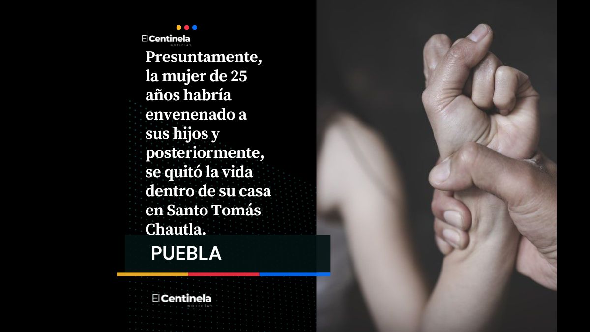 Tragedia por discusión amorosa: Madre mata a sus hijos y se quita la vida Chautla