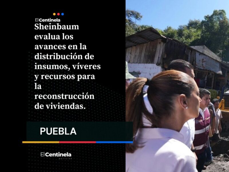 Claudia Sheinbaum regresa hoy a Puebla para evaluar daños por la tormenta Jerry