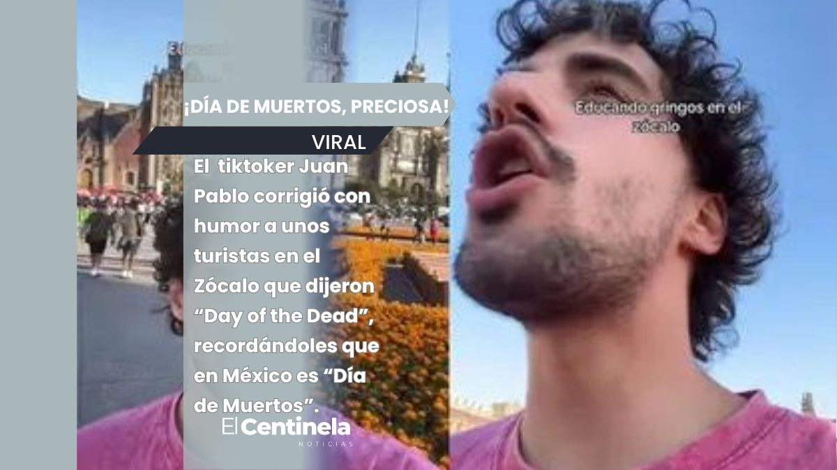 “¡Día de Muertos, preciosa!”: tiktoker mexicano corrige a turistas y se vuelve viral