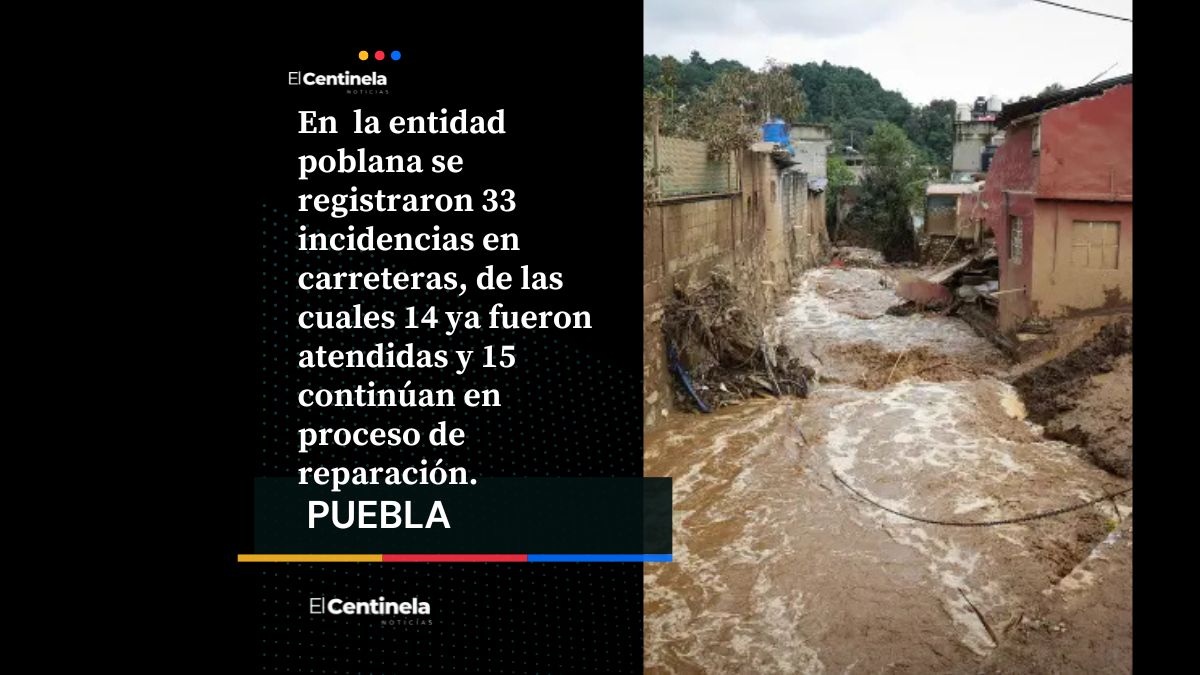 Más de 3 mil viviendas dañadas por tormenta Jerry en Puebla, reporta Sheinbaum