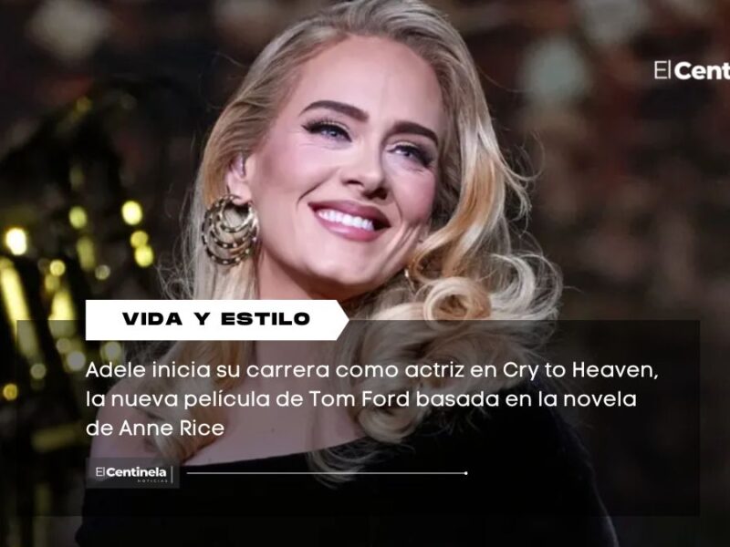 Adele debutará como actriz en la nueva película de Tom Ford: adaptación de ‘Cry to Heaven’ de Anne Rice