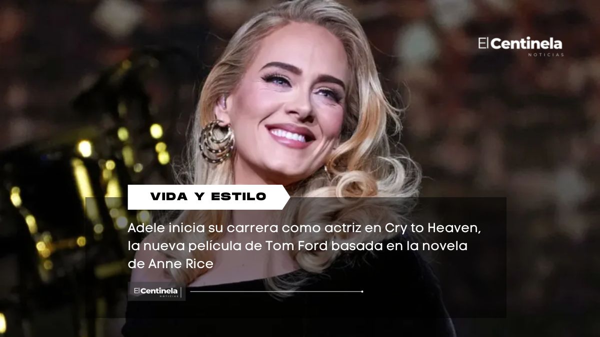 Adele debutará como actriz en la nueva película de Tom Ford: adaptación de ‘Cry to Heaven’ de Anne Rice