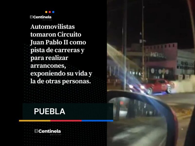 Arrancones vuelven a Puebla: usan Circuito Juan Pablo II como pista pese a tragedia en la Atlixcáyotl