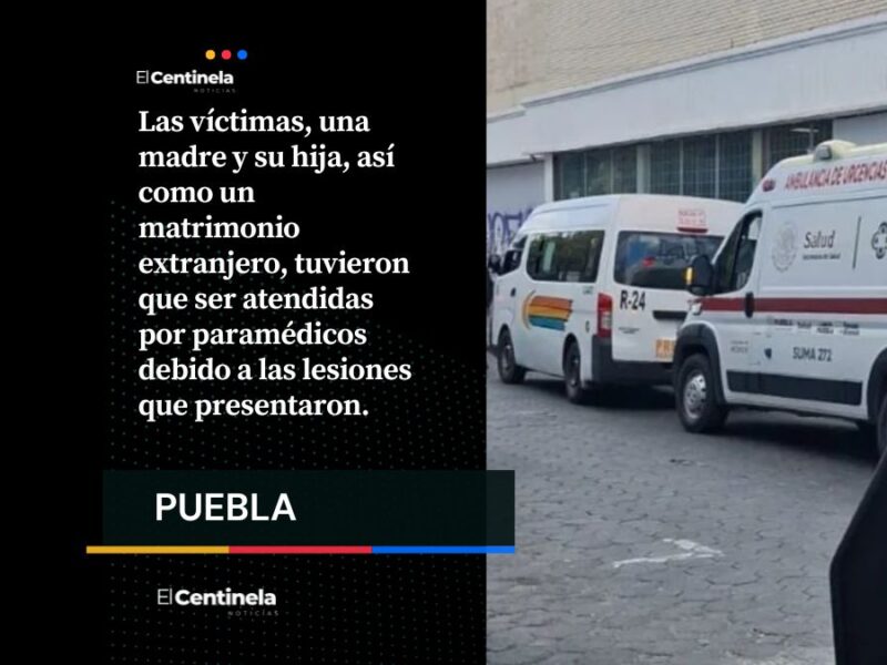 Caos en el Centro Histórico: madre e hija y una pareja extranjera son atropelladas