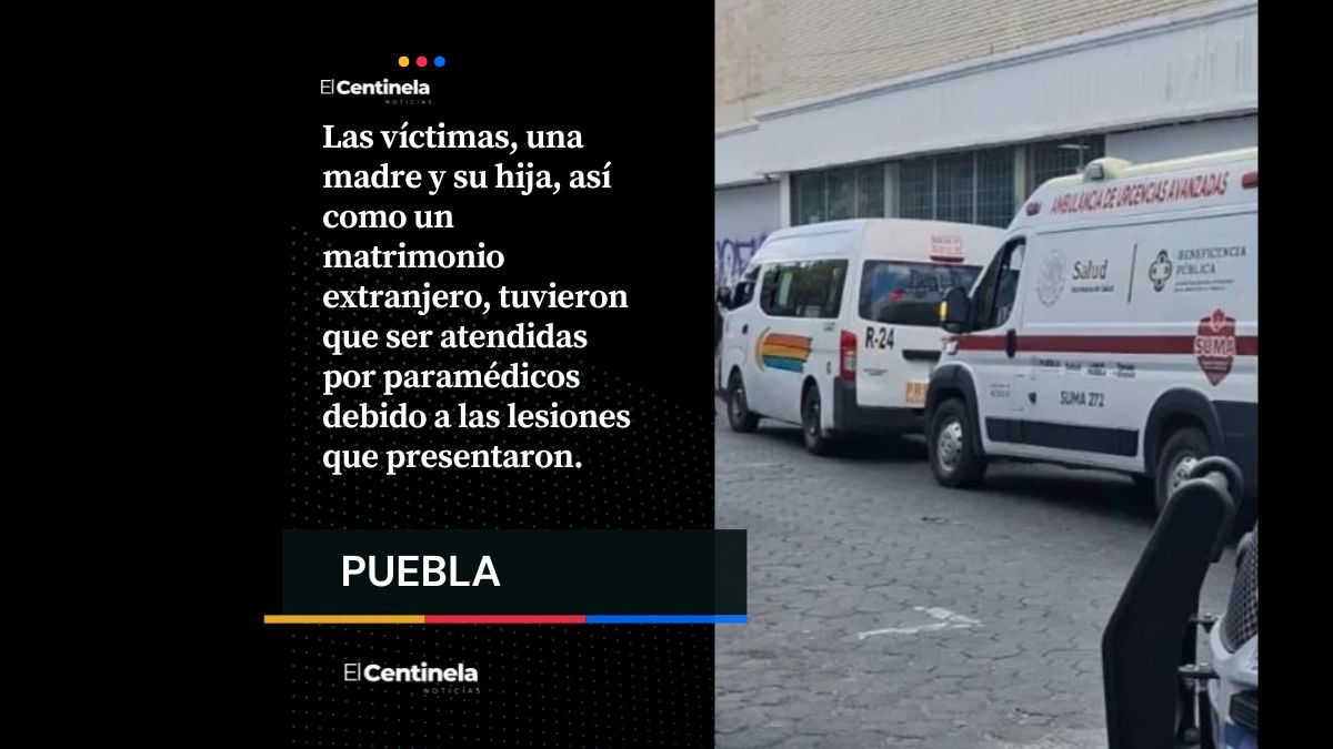 Caos en el Centro Histórico: madre e hija y una pareja extranjera son atropelladas