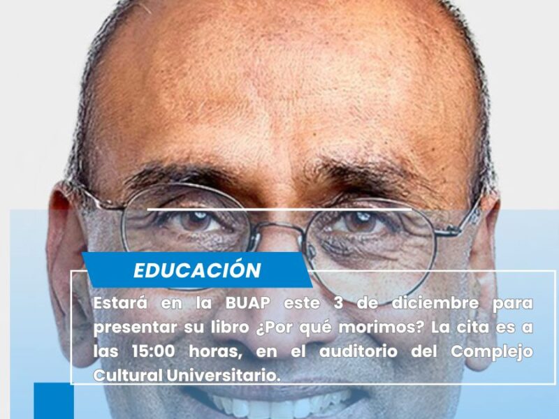 Venki Ramakrishnan, Premio Nobel de Química 2009, en la BUAP