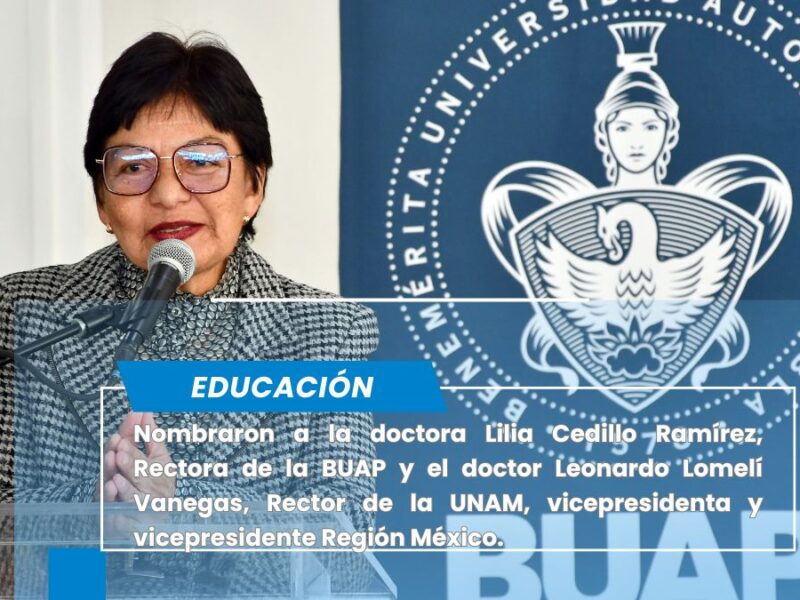 Nombran a Rectora de la BUAP, vicepresidenta Región México de la Unión de Universidades de América Latina y El Caribe