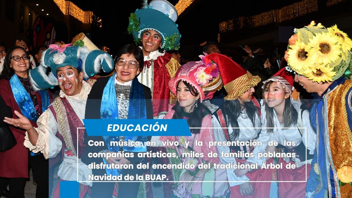 La magia navideña llega al CCU de la BUAP