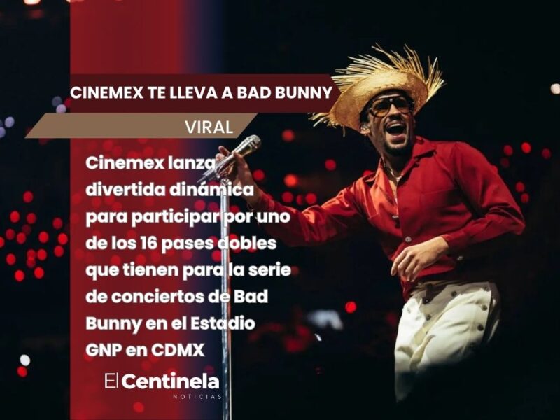Cinemex te lleva a ver al Conejo Malo: Cómo participar por un pase doble para Bad Bunny