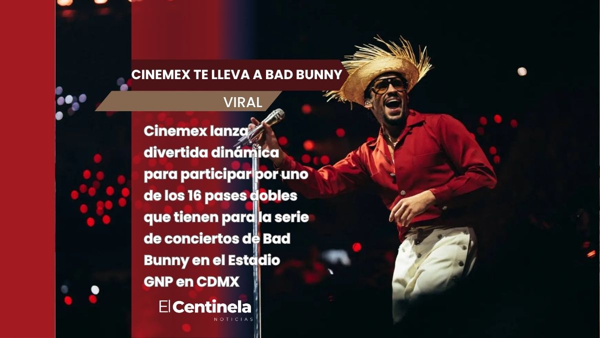 Cinemex te lleva a ver al Conejo Malo: Cómo participar por un pase doble para Bad Bunny