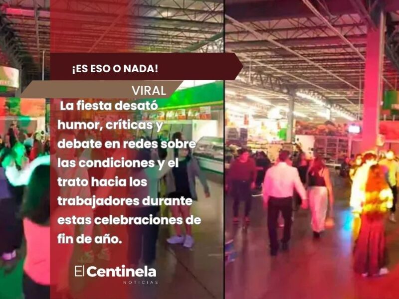 Nacional Global Dinero Comunidad Deportes Espectáculos Sintetika Expresiones Opinión Juegos Trending Hacker ‘Mejor nadota’, empleados celebran posada en pasillos de tienda de autoservicio