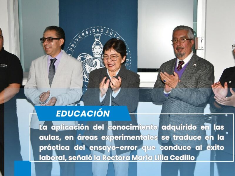 Rectora Lilia Cedillo inaugura remodelación integral del Hotel-Escuela