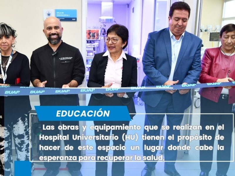 Rectora Lilia Cedillo inaugura las unidades de Endoscopía, Hemodiálisis y Hemodinamia y Cirugía Mayor del HU