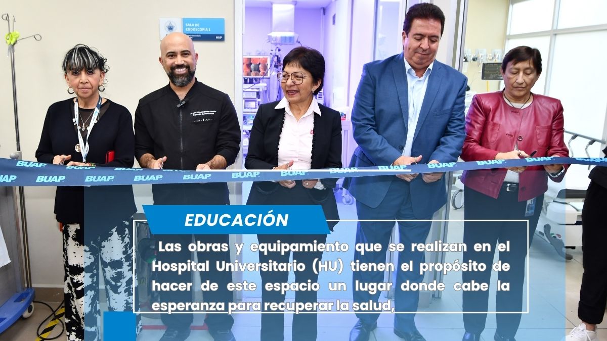Rectora Lilia Cedillo inaugura las unidades de Endoscopía, Hemodiálisis y Hemodinamia y Cirugía Mayor del HU