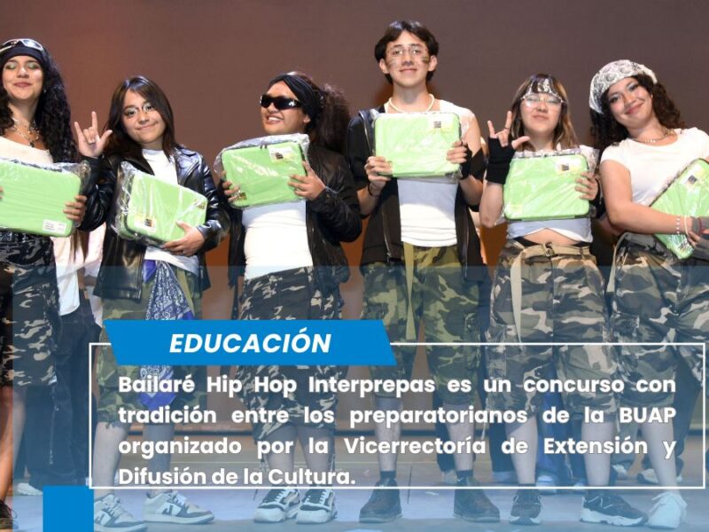 Creatividad, energía y ritmo, en las coreografías de los preparatorianos BUAP en Bailaré Hip Hop 2025