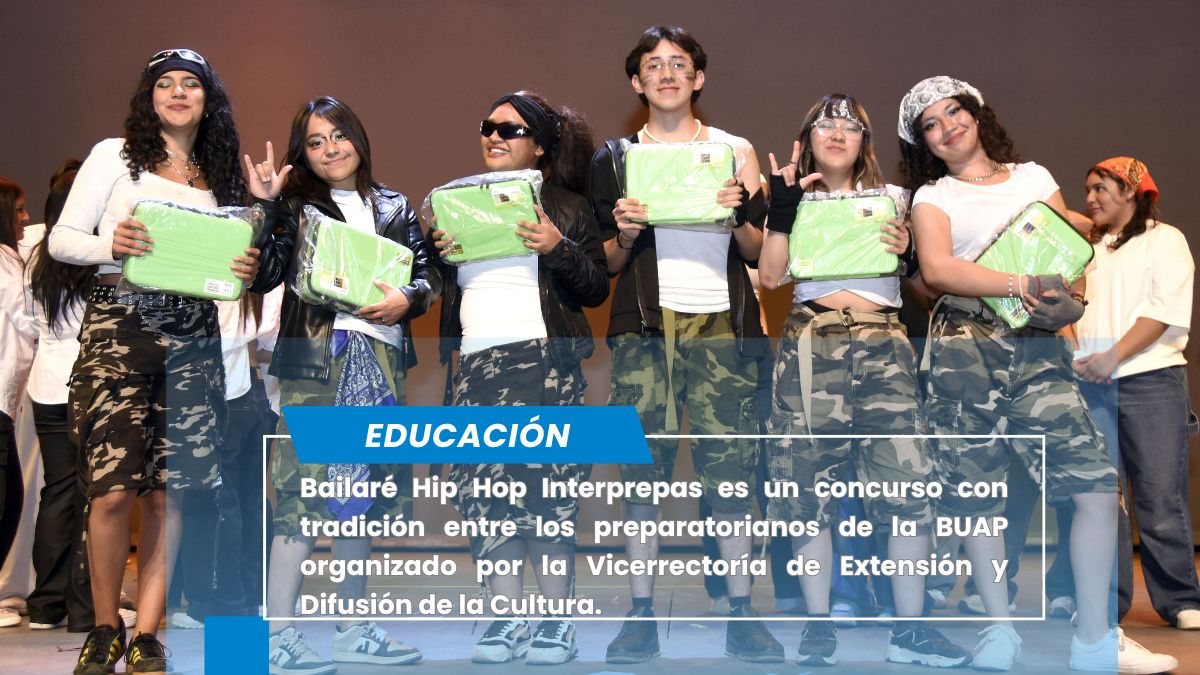Creatividad, energía y ritmo, en las coreografías de los preparatorianos BUAP en Bailaré Hip Hop 2025