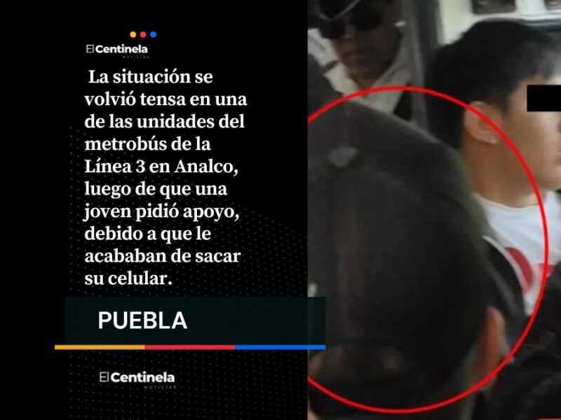 Otra banda de carteristas: roban celular a joven en Línea 3 de la RUTA en Analco