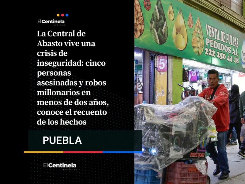 Central de Abasto: inseguridad desbordada con seis hechos violentos y cinco muertos en dos años