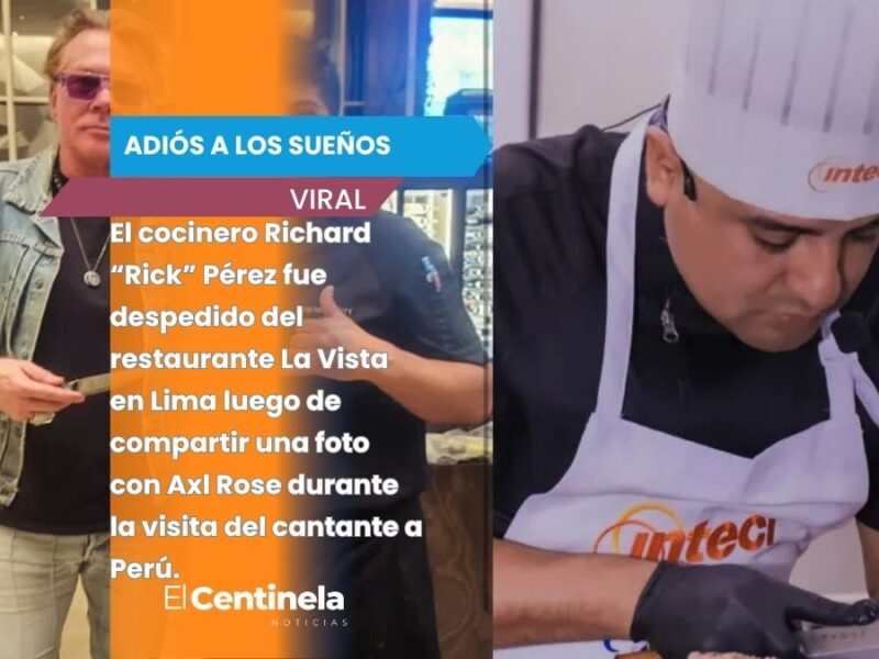 Despiden a chef tras tomarse una foto con Axl Rose de Guns 'N Roses: "Valió totalmente la pena"