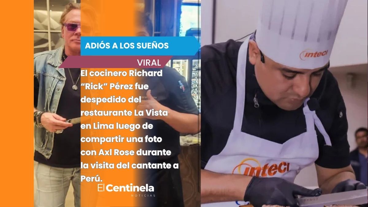 Despiden a chef tras tomarse una foto con Axl Rose de Guns 'N Roses: "Valió totalmente la pena"