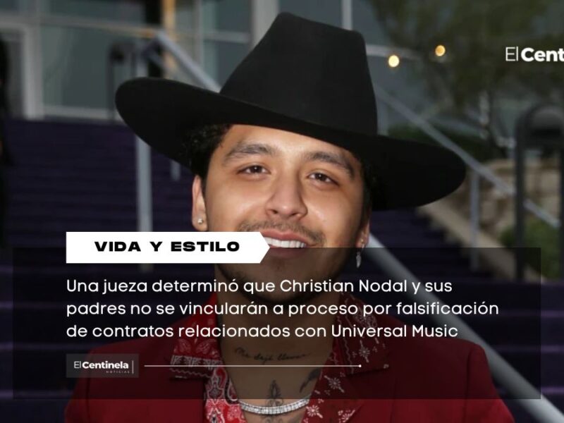 Christian Nodal vs Universal Music: jueza libera al cantente de proceso penal por presunta falsificación