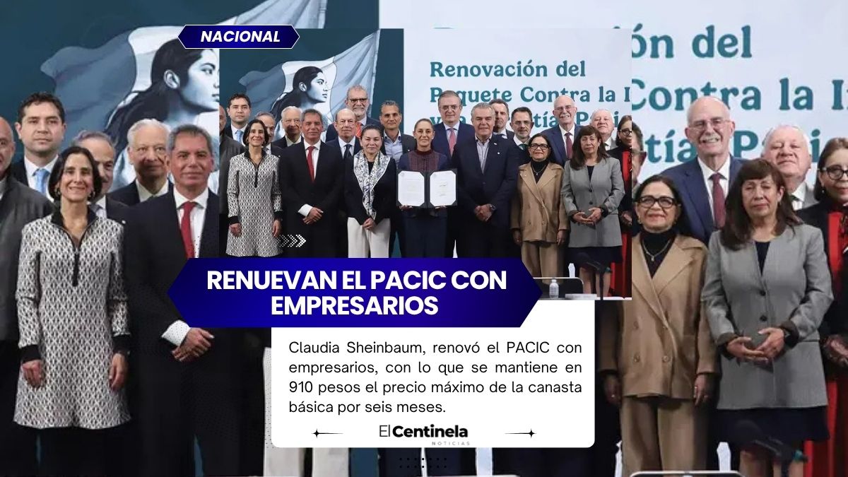 Sheinbaum y empresarios acuerdan mantener la canasta básica en 910 pesos