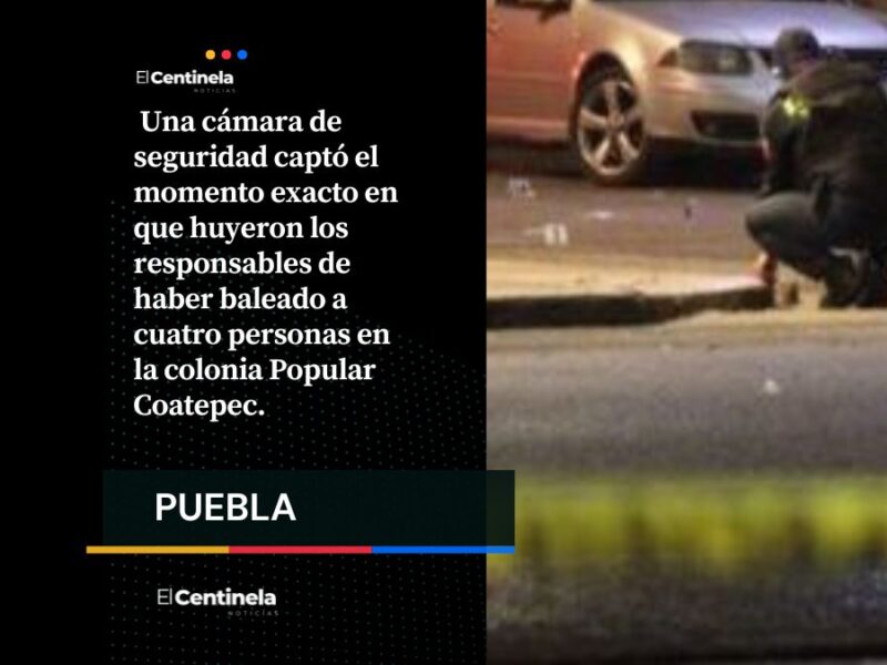 Así huyeron los sicarios tras balacera que dejó un muerto y tres heridos en Coatepec