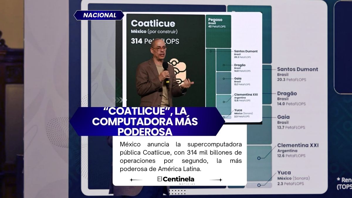 México presenta “Coatlicue”, la supercomputadora pública más poderosa de América Latina