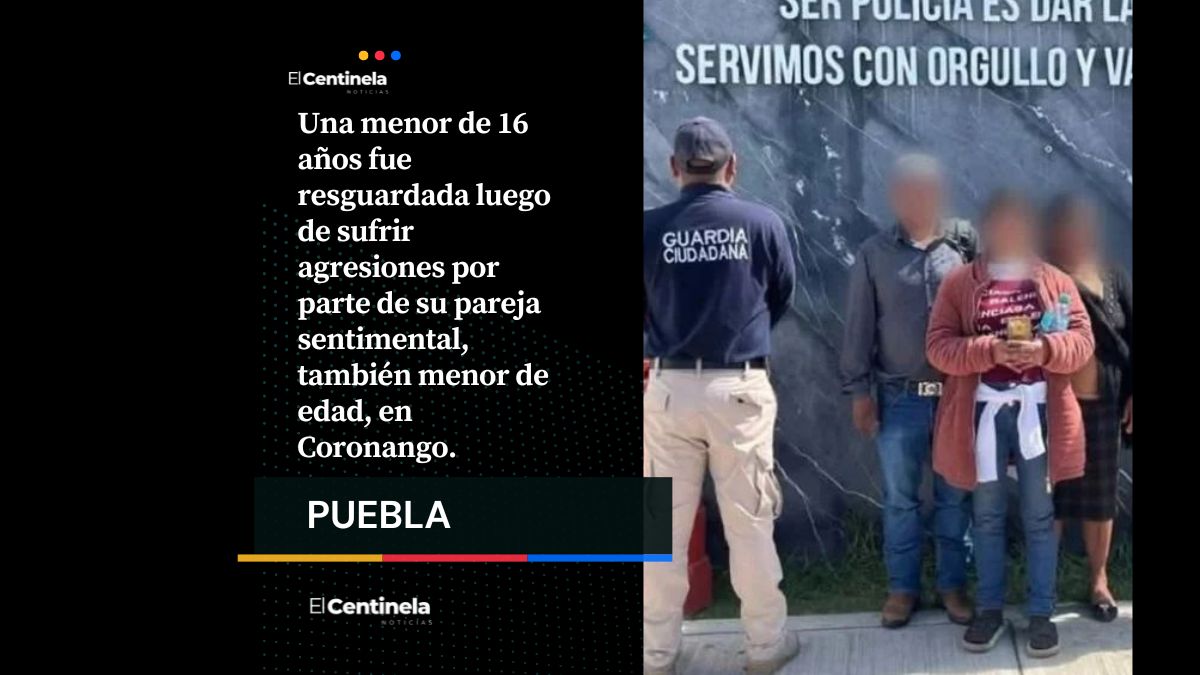 Novio golpea y echa a la calle a jovencita de 16 años en Coronango