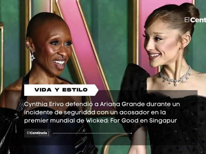 Cynthia Erivo protege a Ariana Grande tras ataque en premier de Wicked: For Good en Singapur
