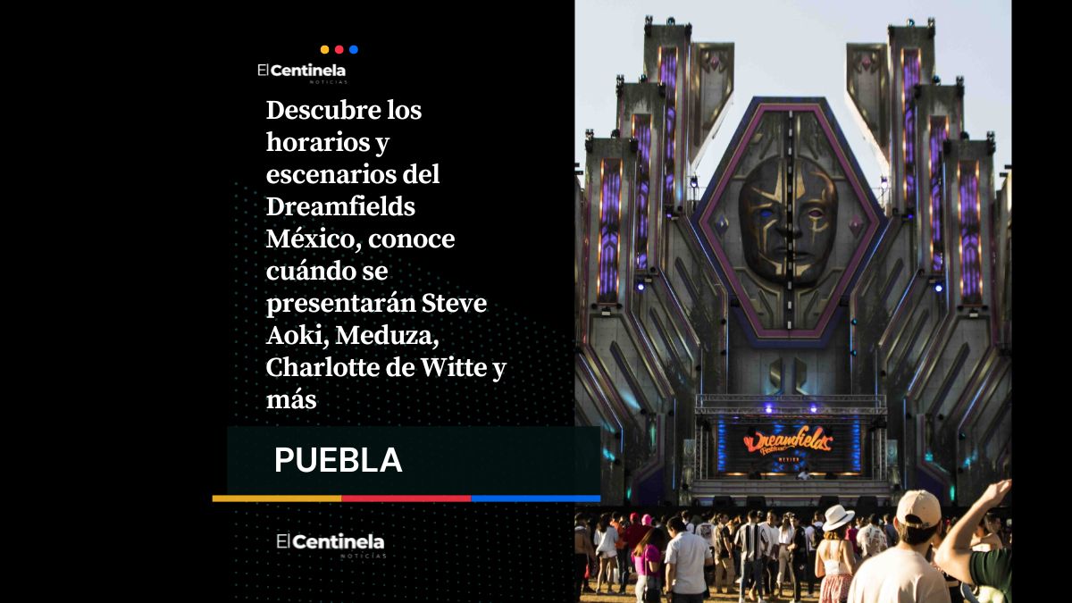 Arma tu itinerario: Horarios y escenarios del Dreamfields México con Steve Aoki y Charlotte de Witte