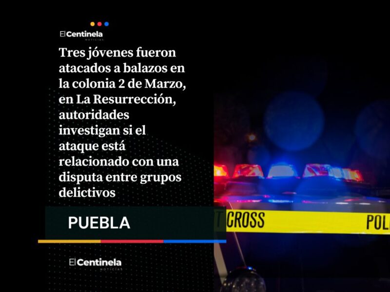 Ataque armado en La Resurrección deja tres jóvenes heridos en presunta disputa de bandas criminales