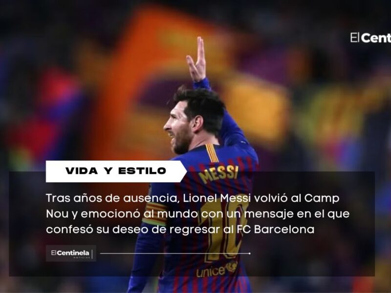 El reencuentro más emotivo: Lionel Messi regresa al Camp Nou y confiesa su deseo de volver al FC Barcelona