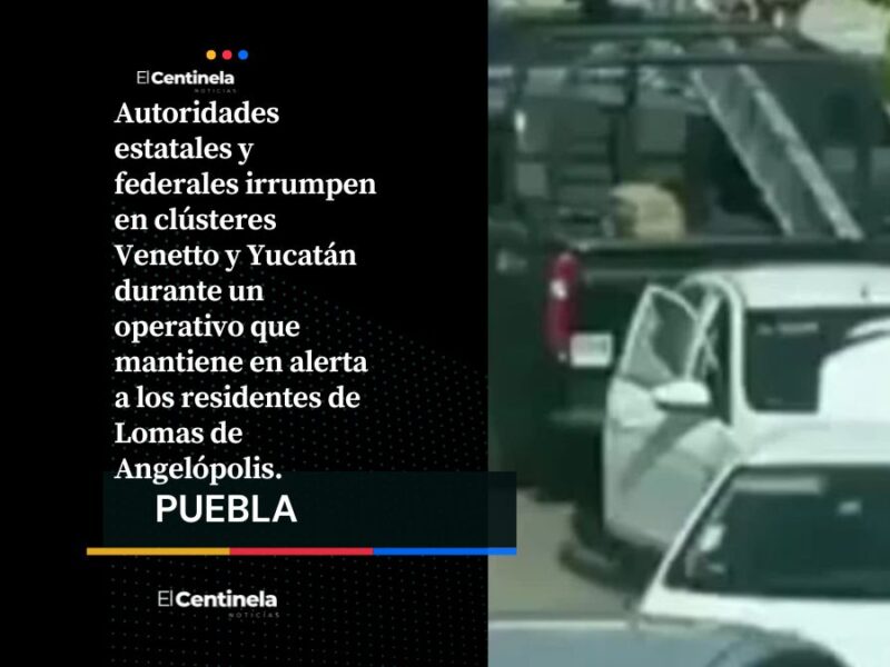 Megacateo sorprende a Lomas de Angelópolis; autoridades aseguran residencia en clúster Venetto