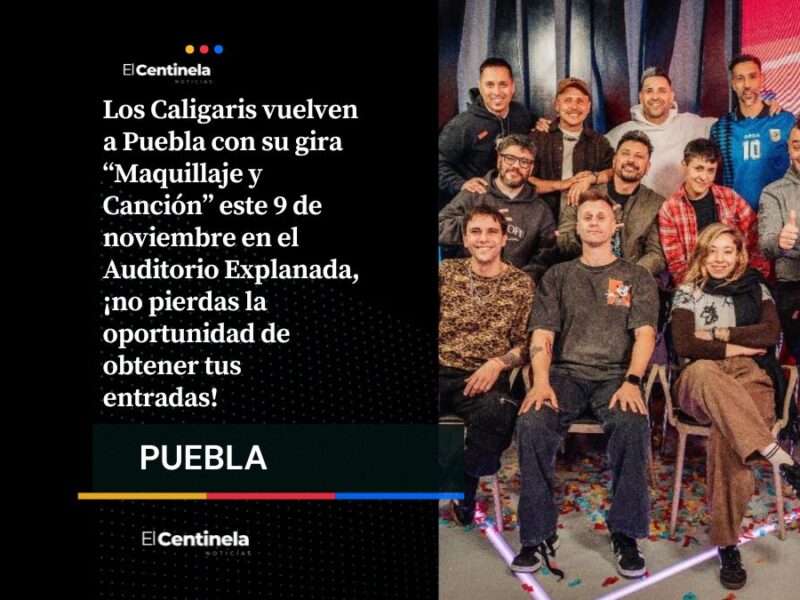 Los Caligaris regresan a Puebla con su gira “Maquillaje y Canción”: fecha, sede y precios de boletos