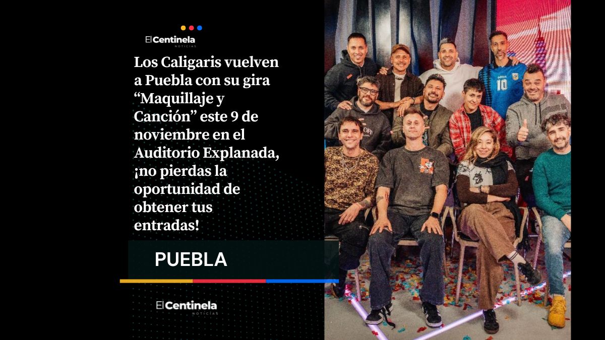 Los Caligaris regresan a Puebla con su gira “Maquillaje y Canción”: fecha, sede y precios de boletos