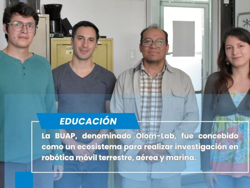 Olom-Lab, un espacio para la investigación en robótica móvil terrestre, aérea y marina