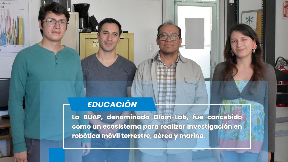 Olom-Lab, un espacio para la investigación en robótica móvil terrestre, aérea y marina