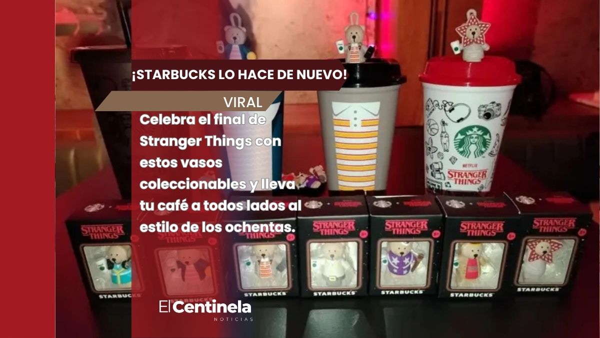 Vasos coleccionables de Stranger Things en Starbucks: cuándo comprarlos
